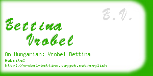 bettina vrobel business card